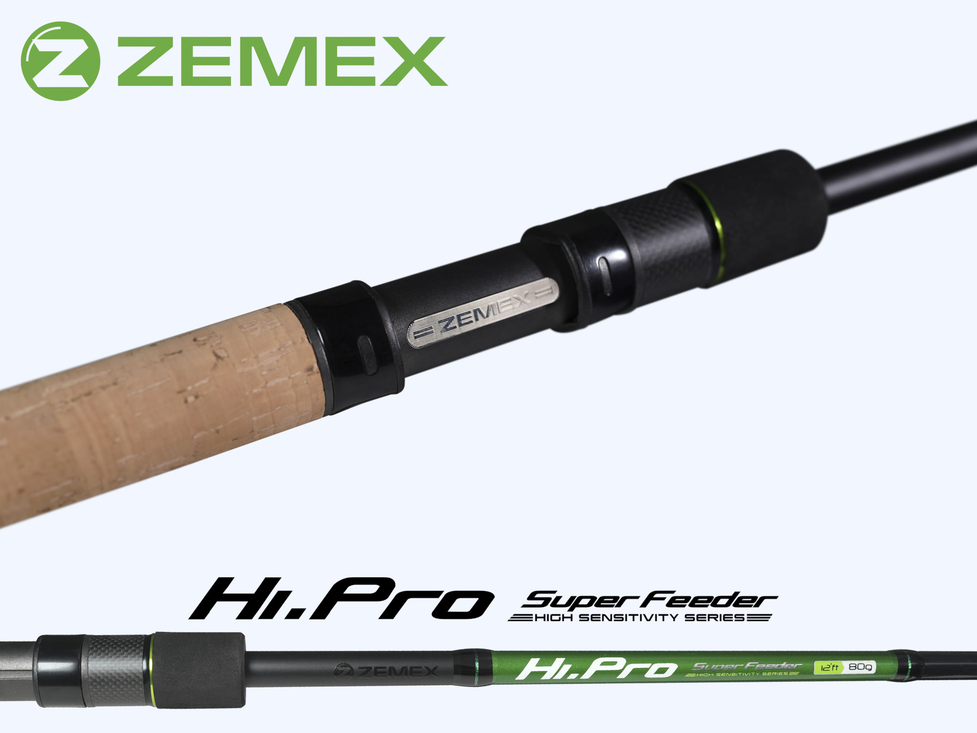 Удилище фидерное ZEMEX HI-PRO Super Feeder 14 ft - 140 g
