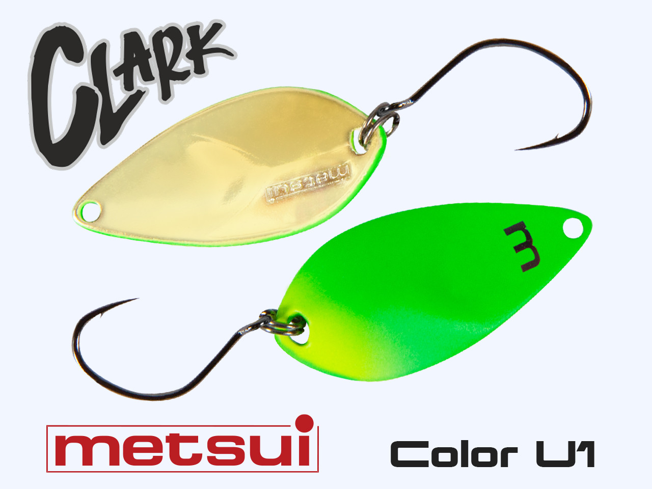 Колеблющаяся блесна METSUI CLARK 2.3 g, цвет U1