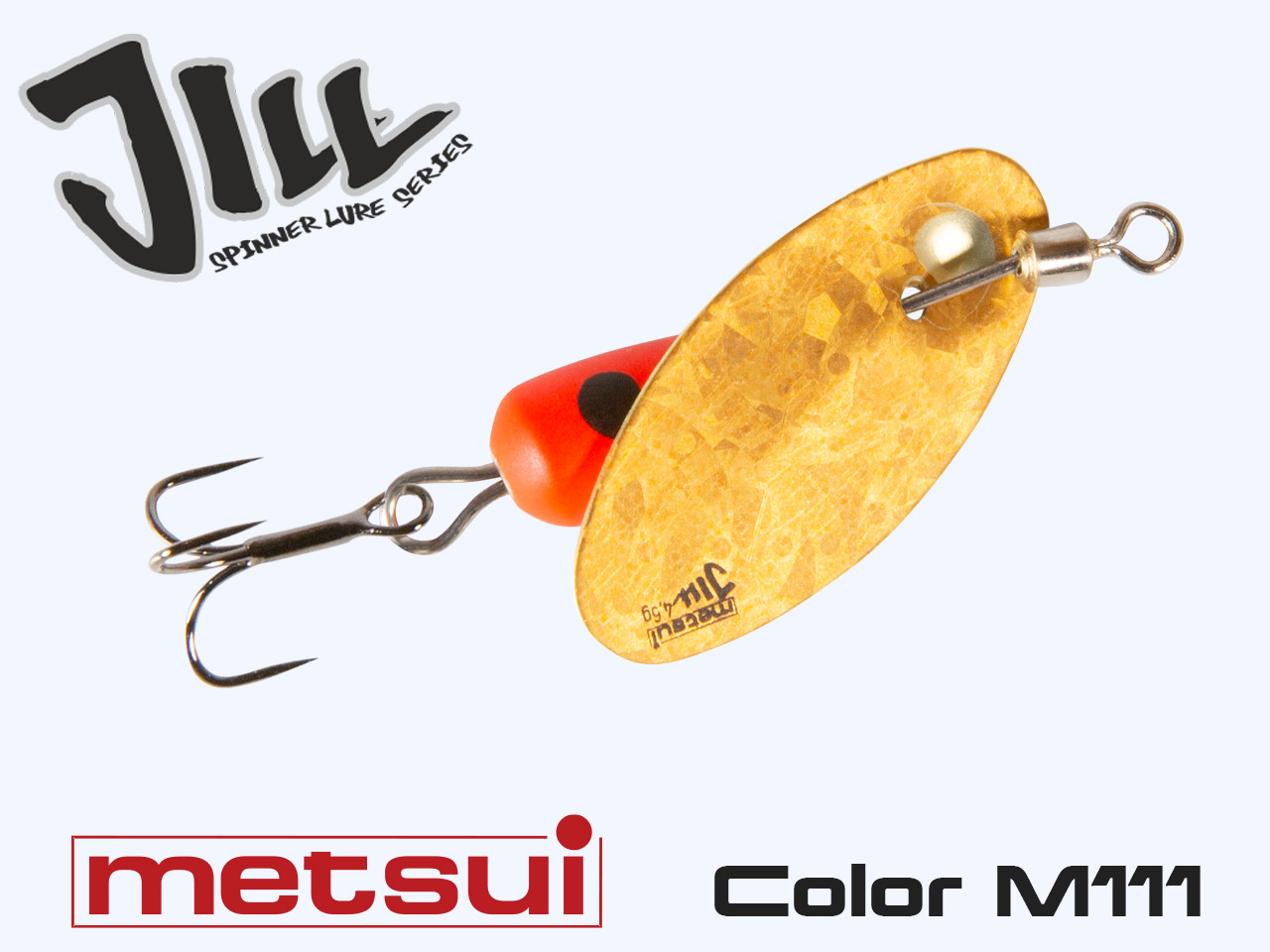 Вращающаяся блесна METSUI JILL 4.6 g, цвет M111