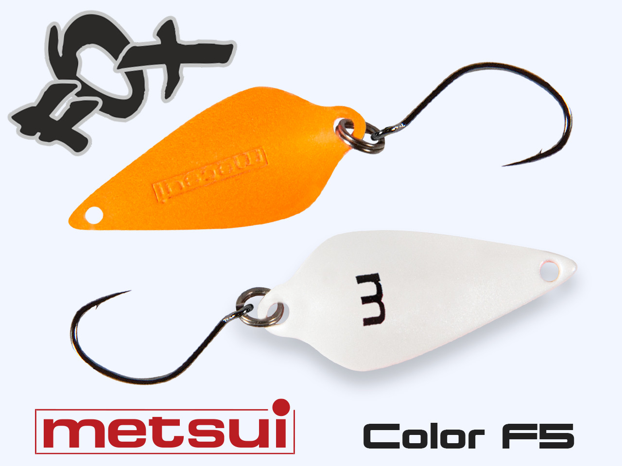 Колеблющаяся блесна METSUI FOX 2.1 g, цвет F5