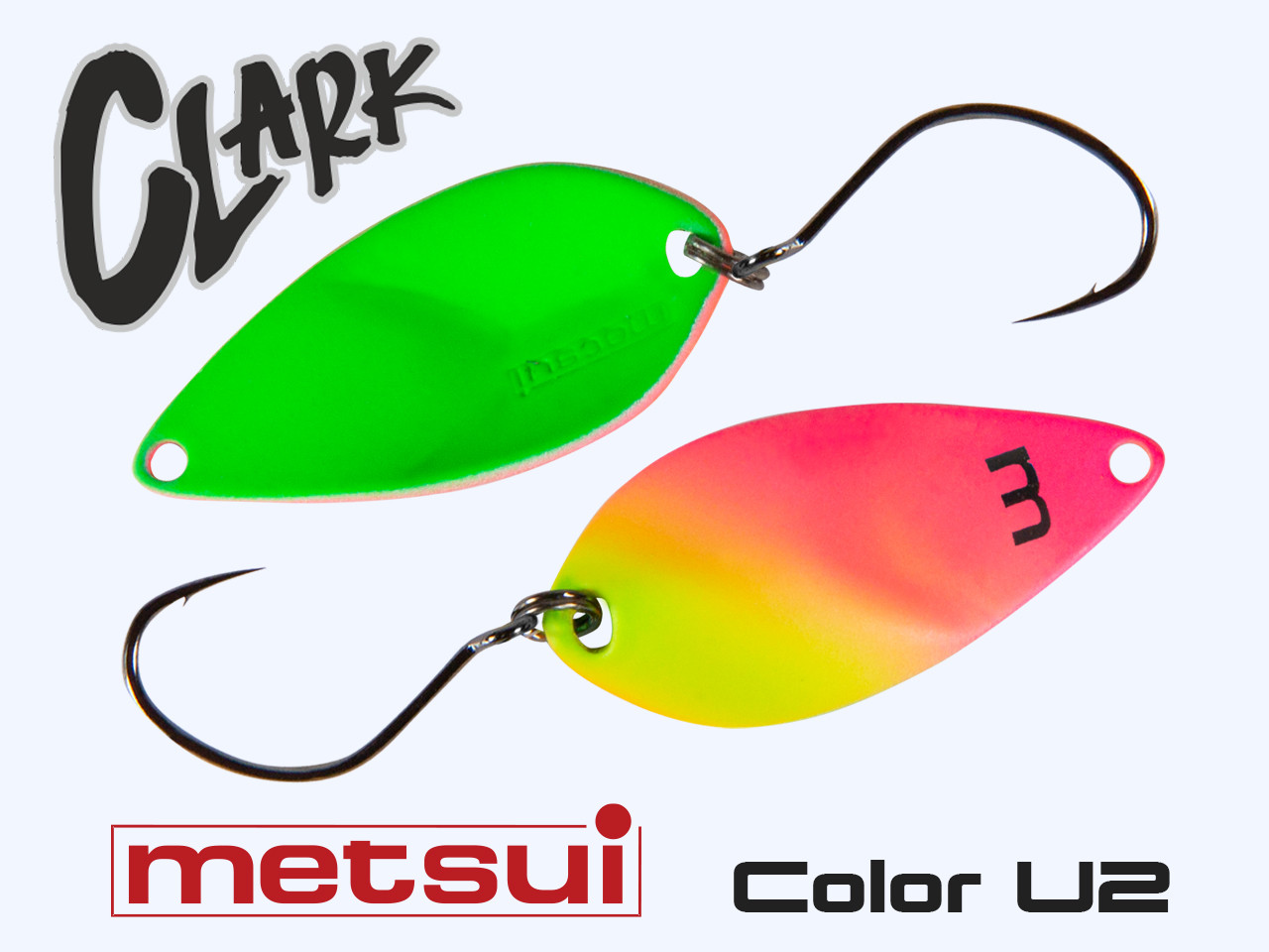 Колеблющаяся блесна METSUI CLARK 3.3 g, цвет U2