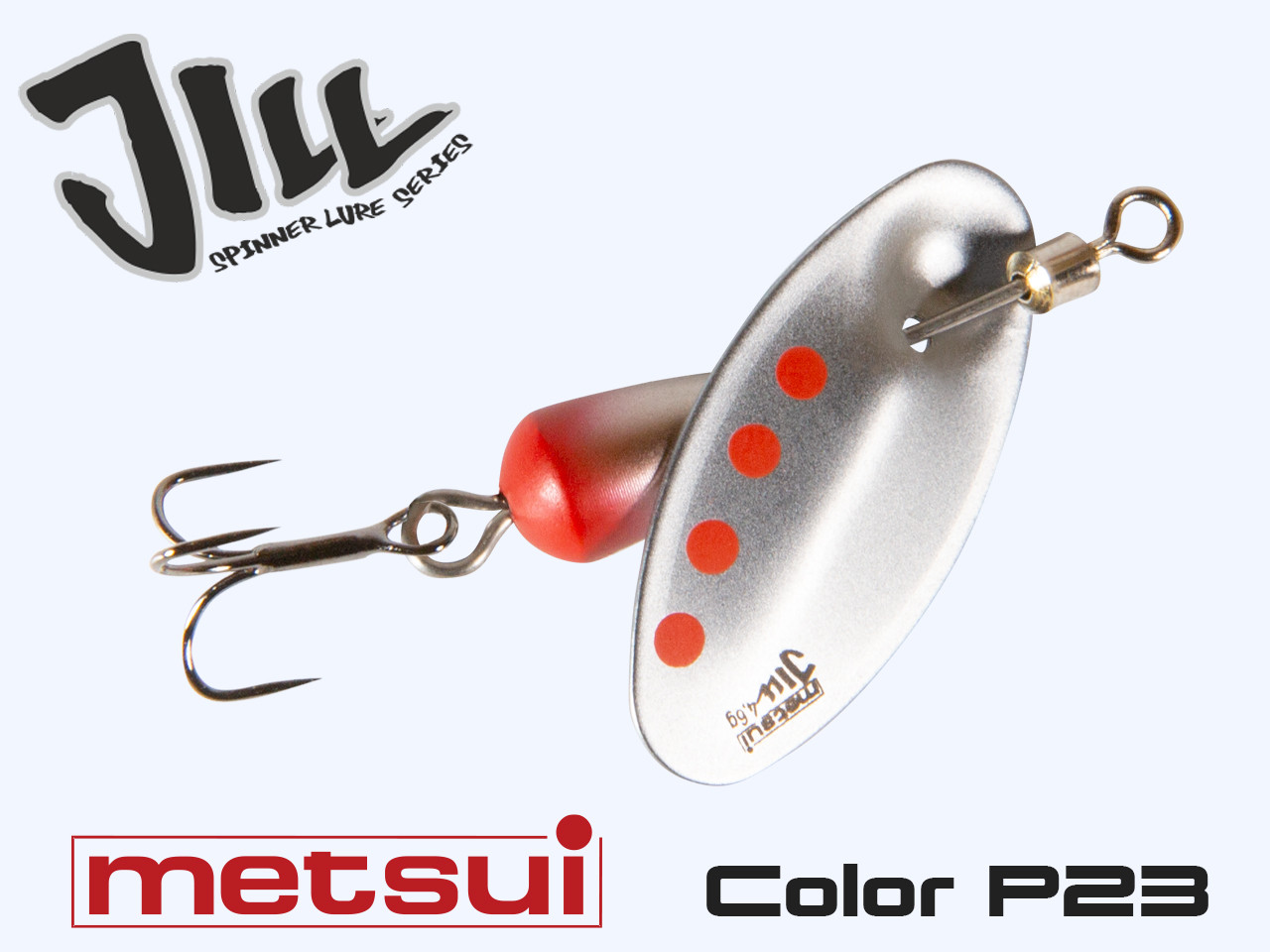 Вращающаяся блесна METSUI JILL 4.6 g, цвет P23