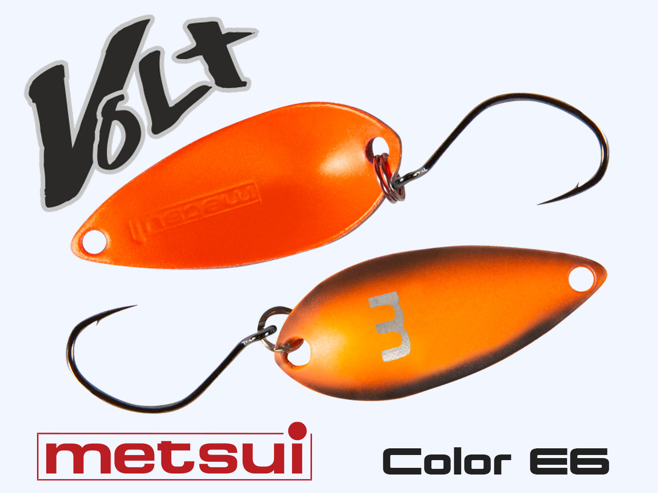 Колеблющаяся блесна METSUI VOLT 2.6 g, цвет E6