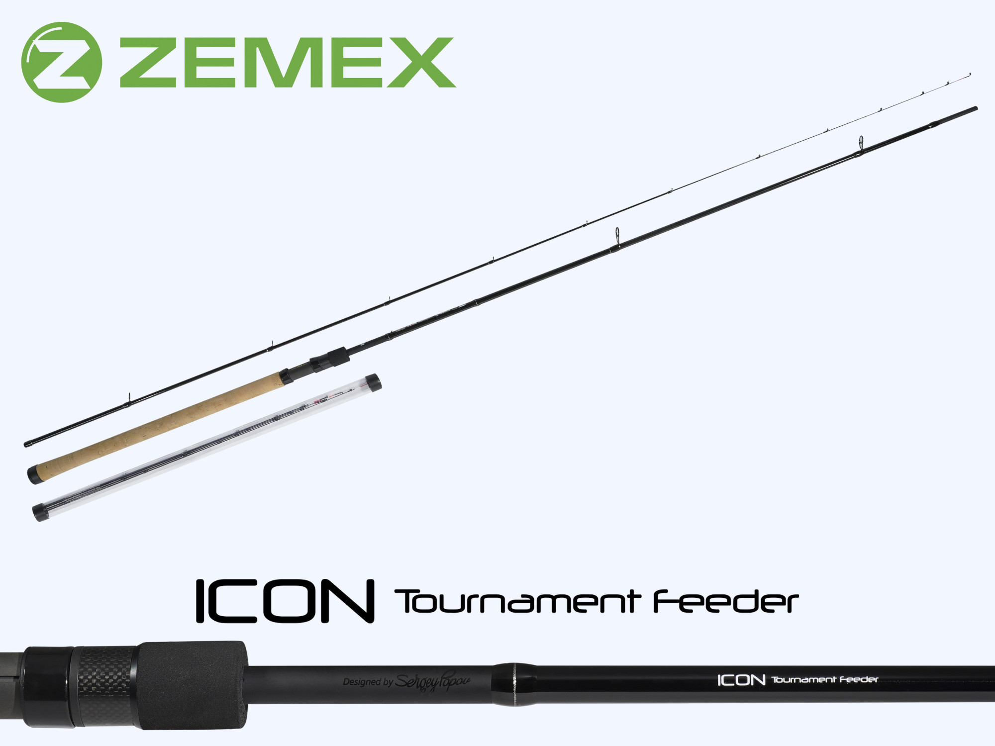 Удилище фидерное ZEMEX ICON Tournament Feeder 11 ft - 50 g
