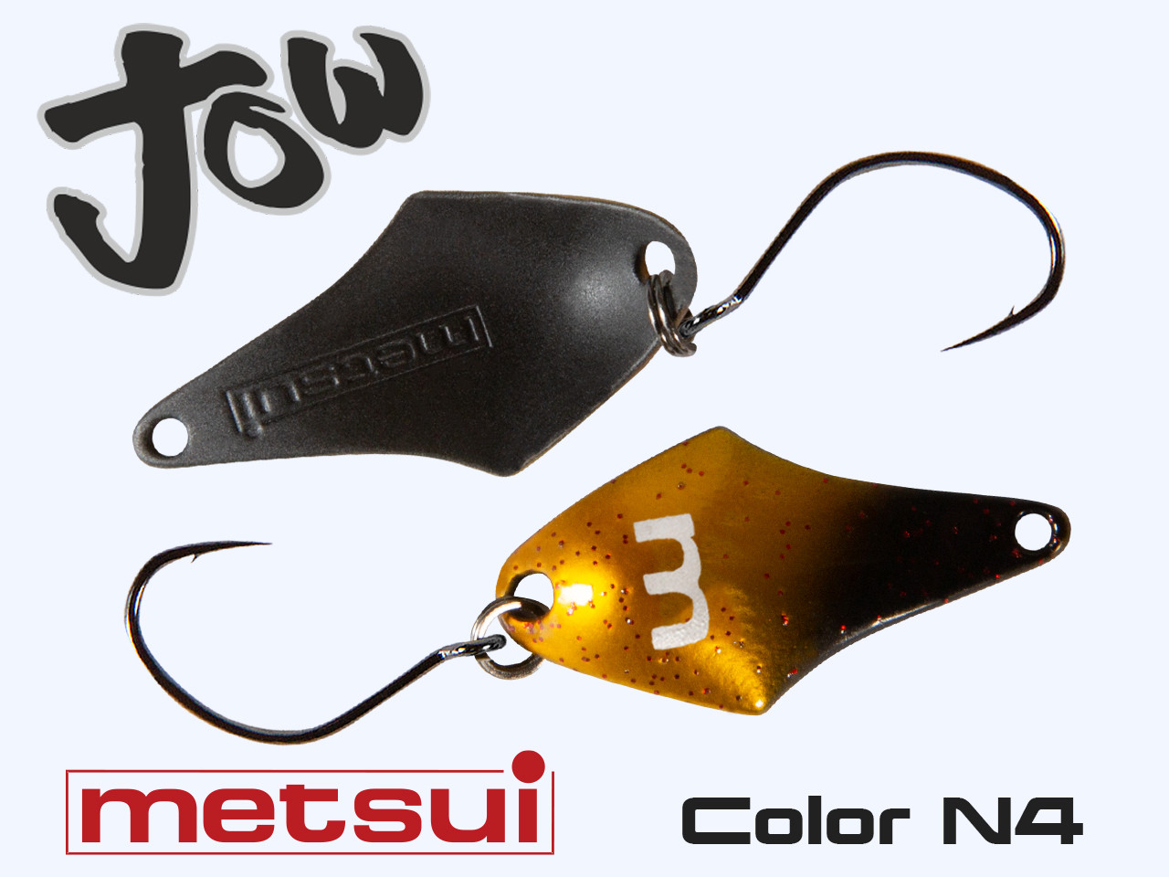 Колеблющаяся блесна METSUI JOW 2.5 g, цвет N4