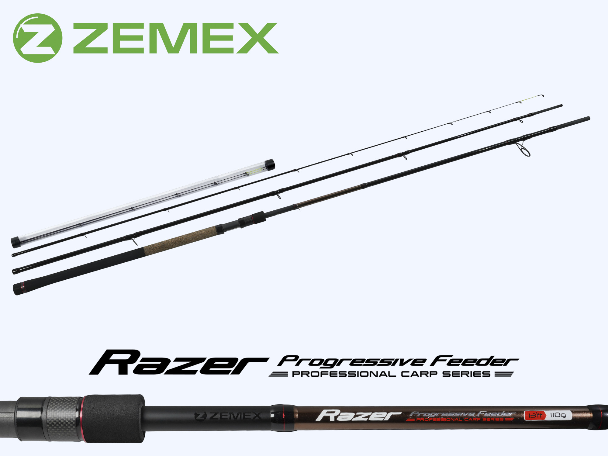 Удилище фидерное ZEMEX RAZER Method Feeder 14 ft - 140 g