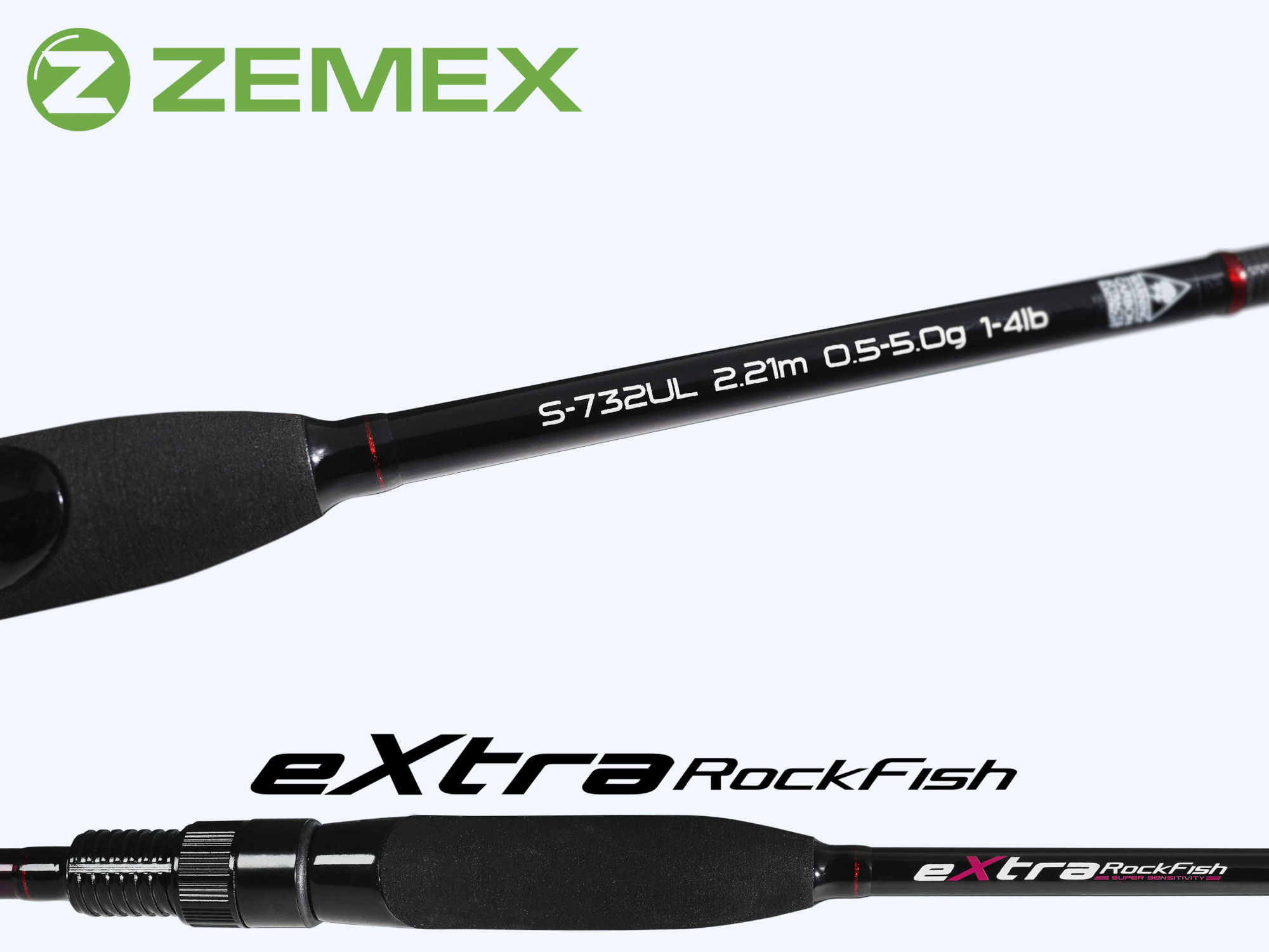 Спиннинг ZEMEX EXTRA S732UL 0.5-5 g