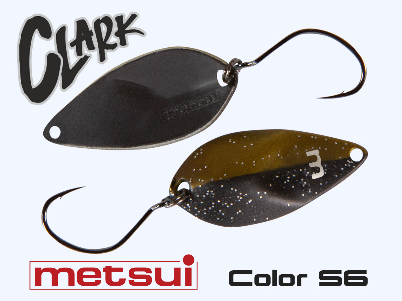Колеблющаяся блесна METSUI CLARK 3.3 g, цвет S6