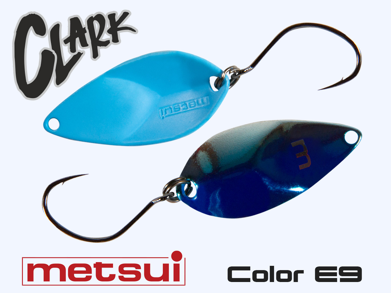 Колеблющаяся блесна METSUI CLARK 2.3 g, цвет E9