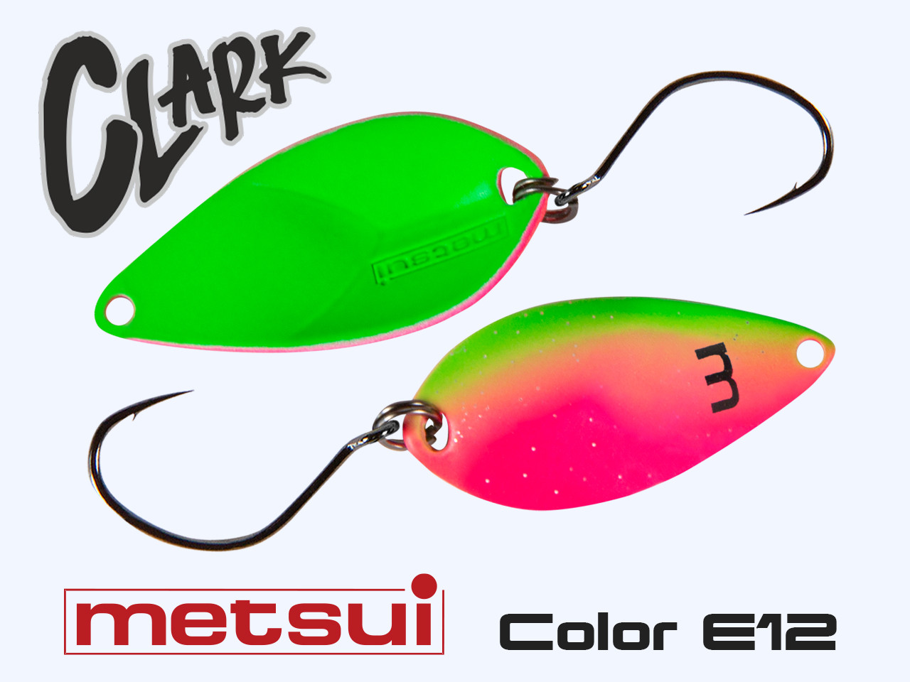 Колеблющаяся блесна METSUI CLARK 3.3 g, цвет E12