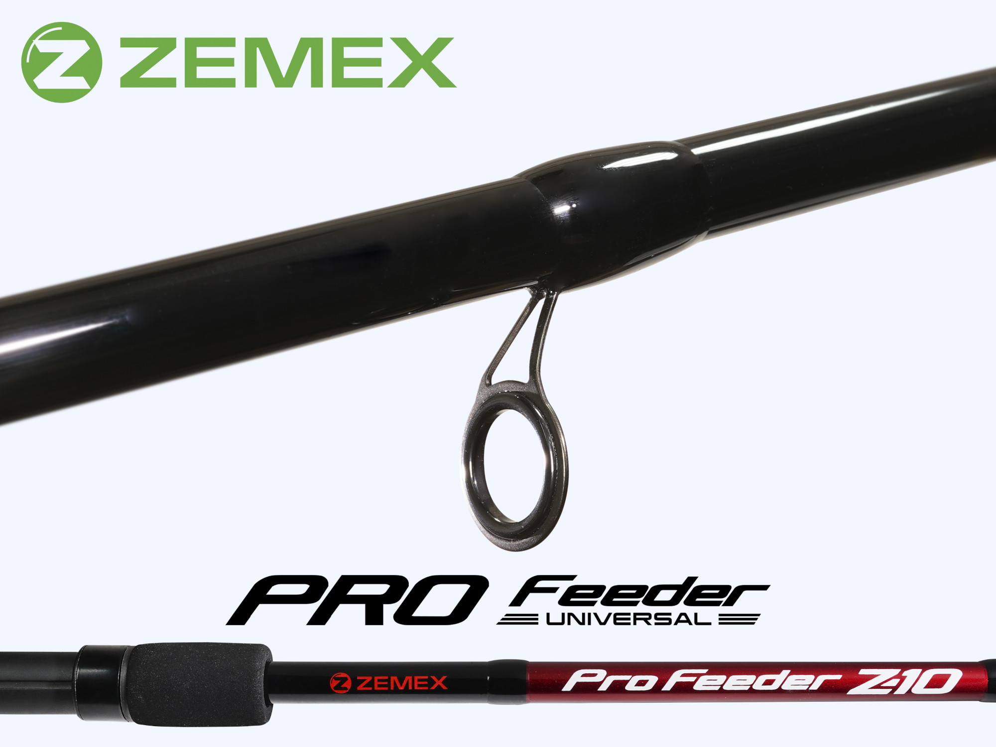 Удилище фидерное ZEMEX PRO Feeder Z-10 13 ft - 120 g