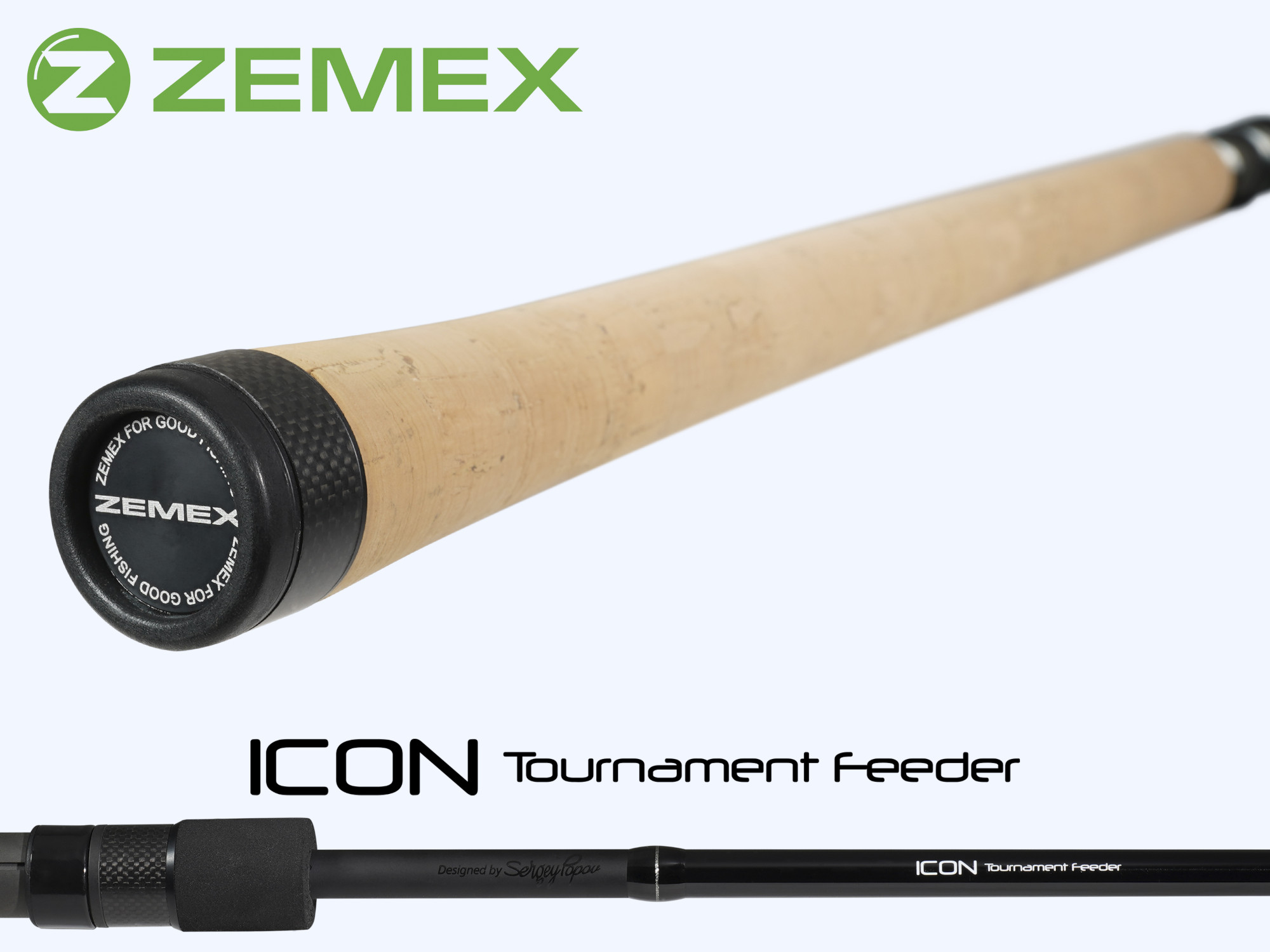 Удилище фидерное ZEMEX ICON Tournament Feeder 11 ft - 50 g