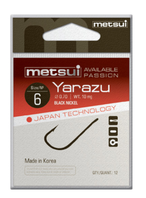 Крючки METSUI YARAZU цвет bln, размер № 12, в уп. 12 шт