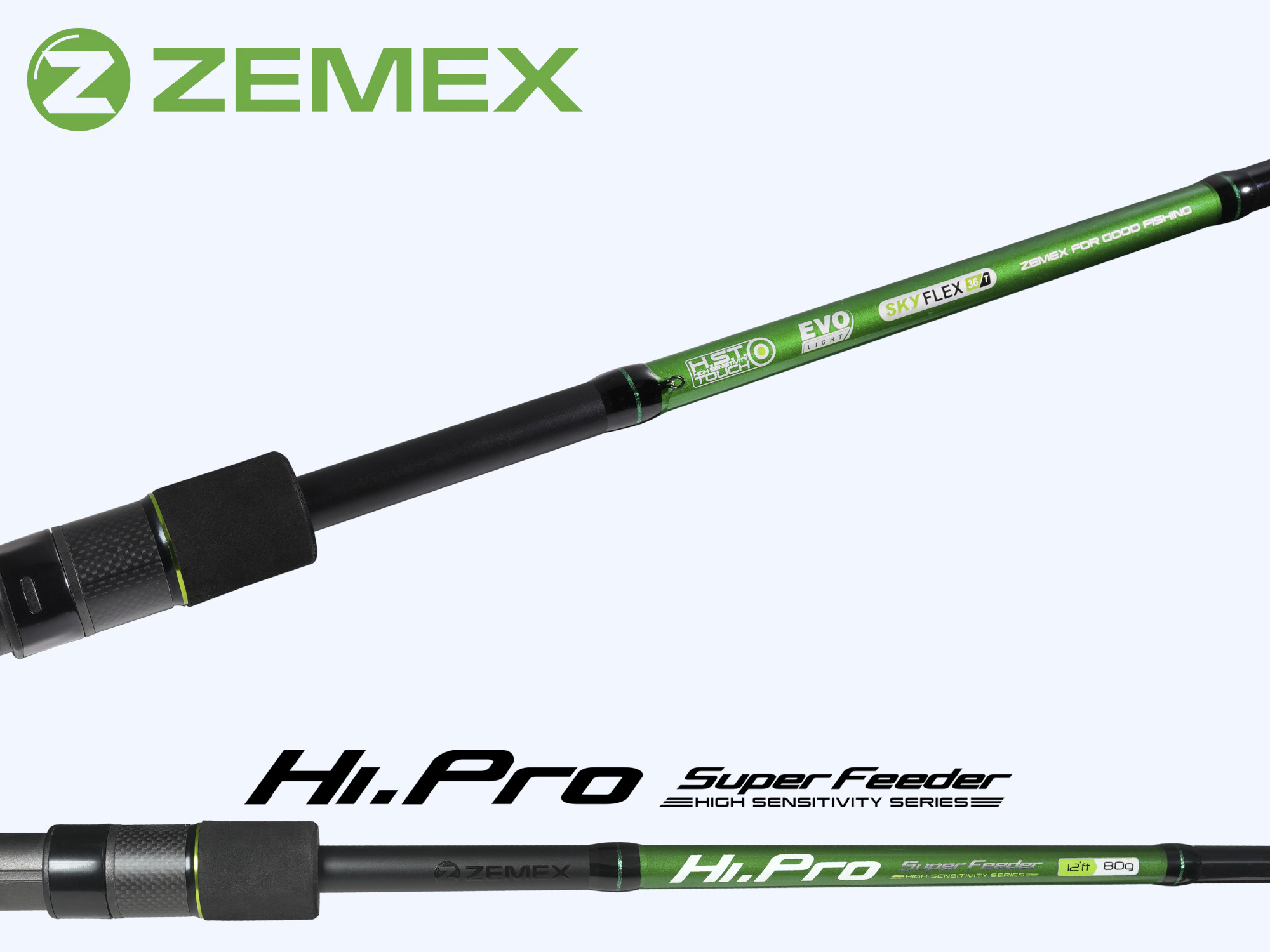 Удилище фидерное ZEMEX HI-PRO Super Feeder 11 ft - 60 g