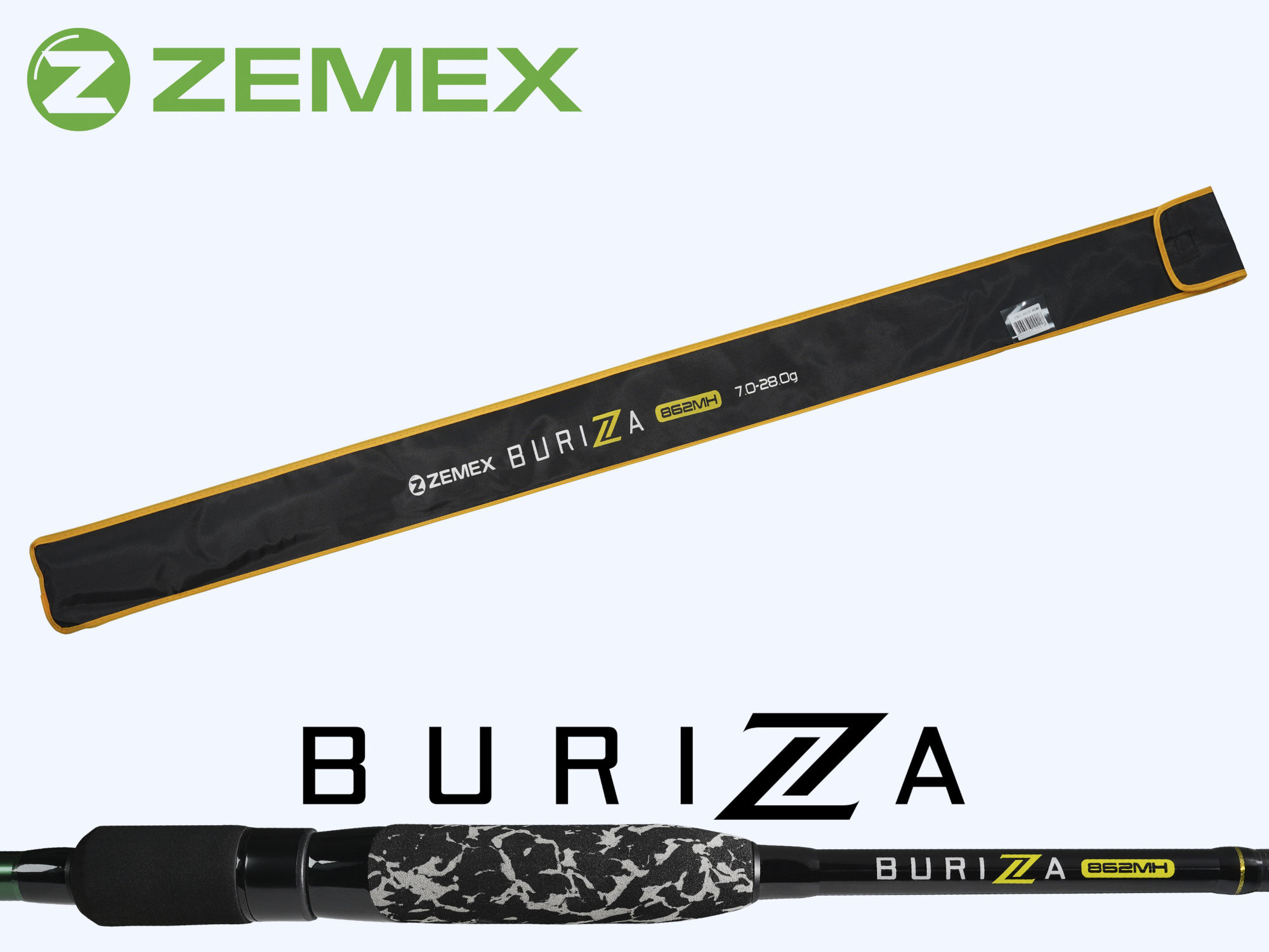Спиннинг ZEMEX BURIZA 802ML 5-18 g