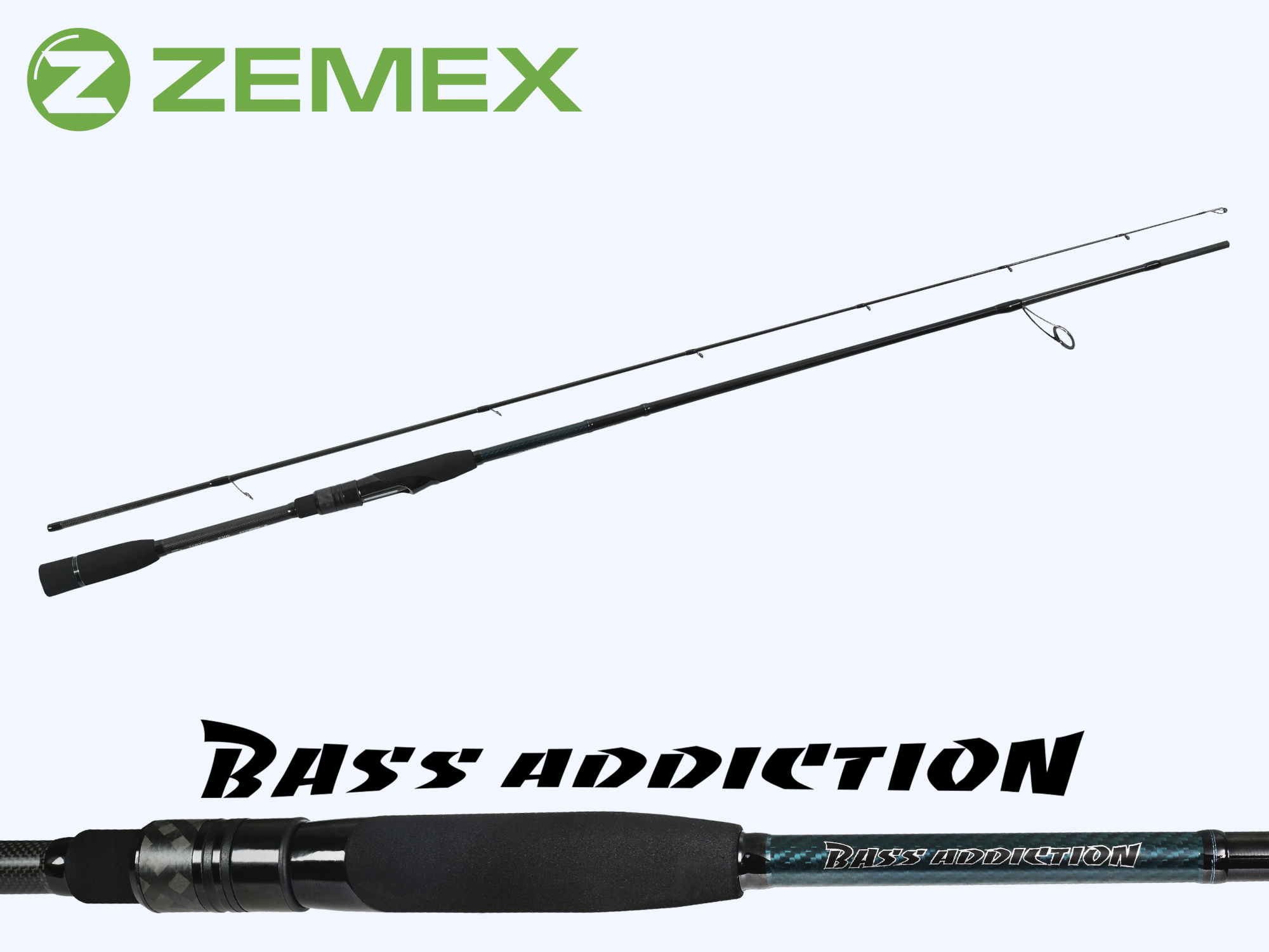 Спиннинг ZEMEX BASS ADDICTION 752M 7-25 g