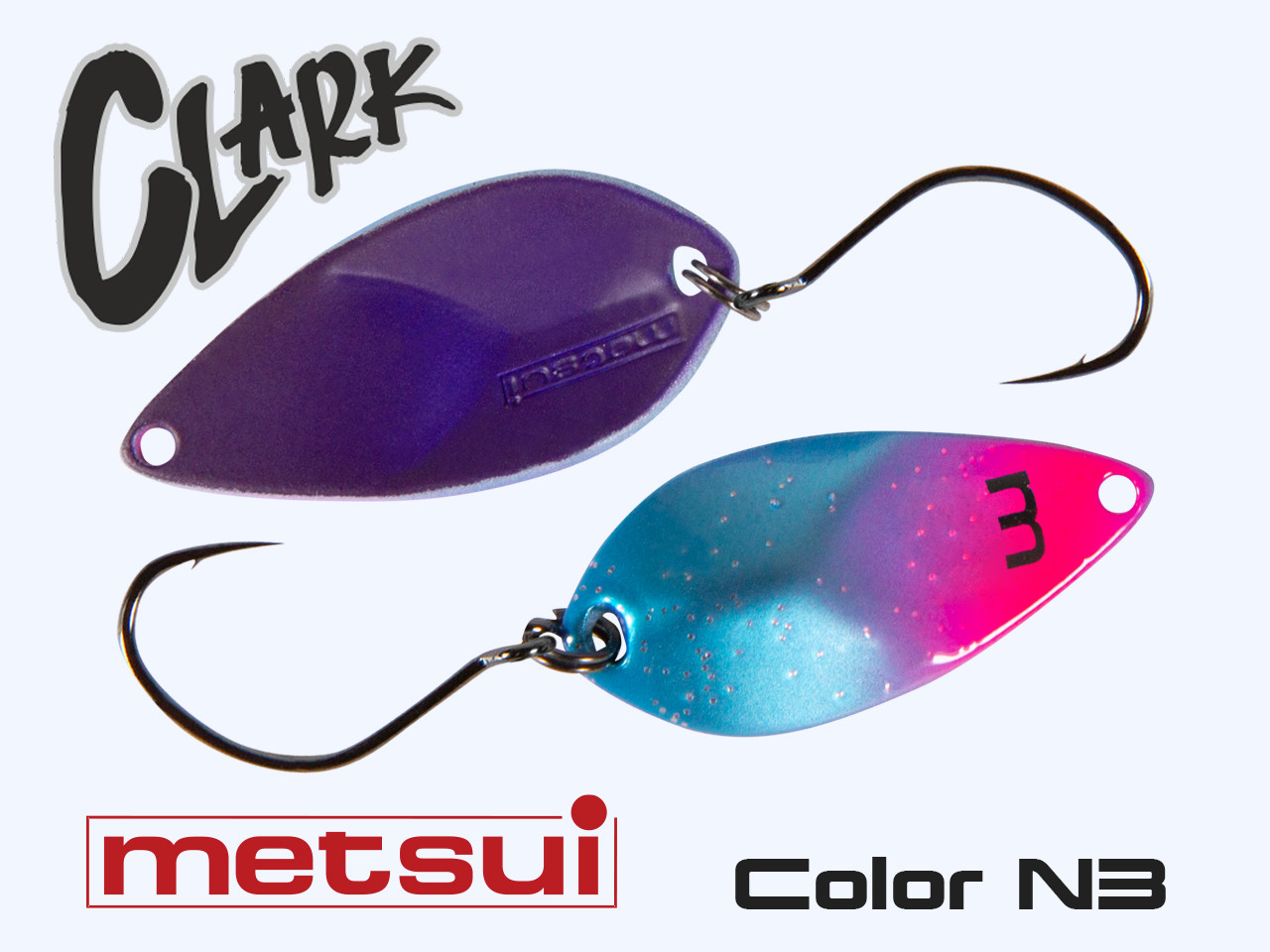 Колеблющаяся блесна METSUI CLARK 2.3 g, цвет N3