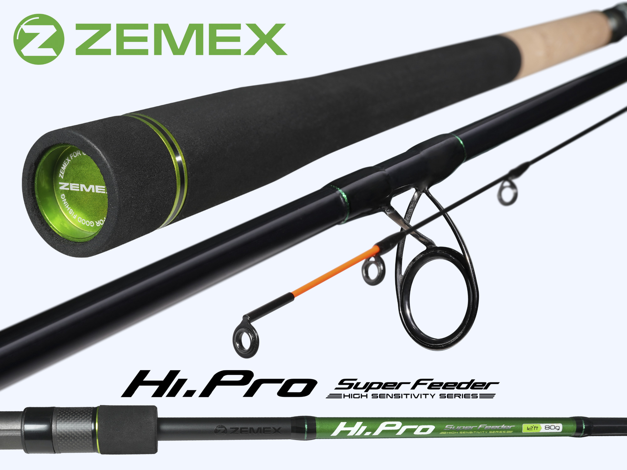 Удилище фидерное ZEMEX HI-PRO Super Feeder 10 ft - 50 g