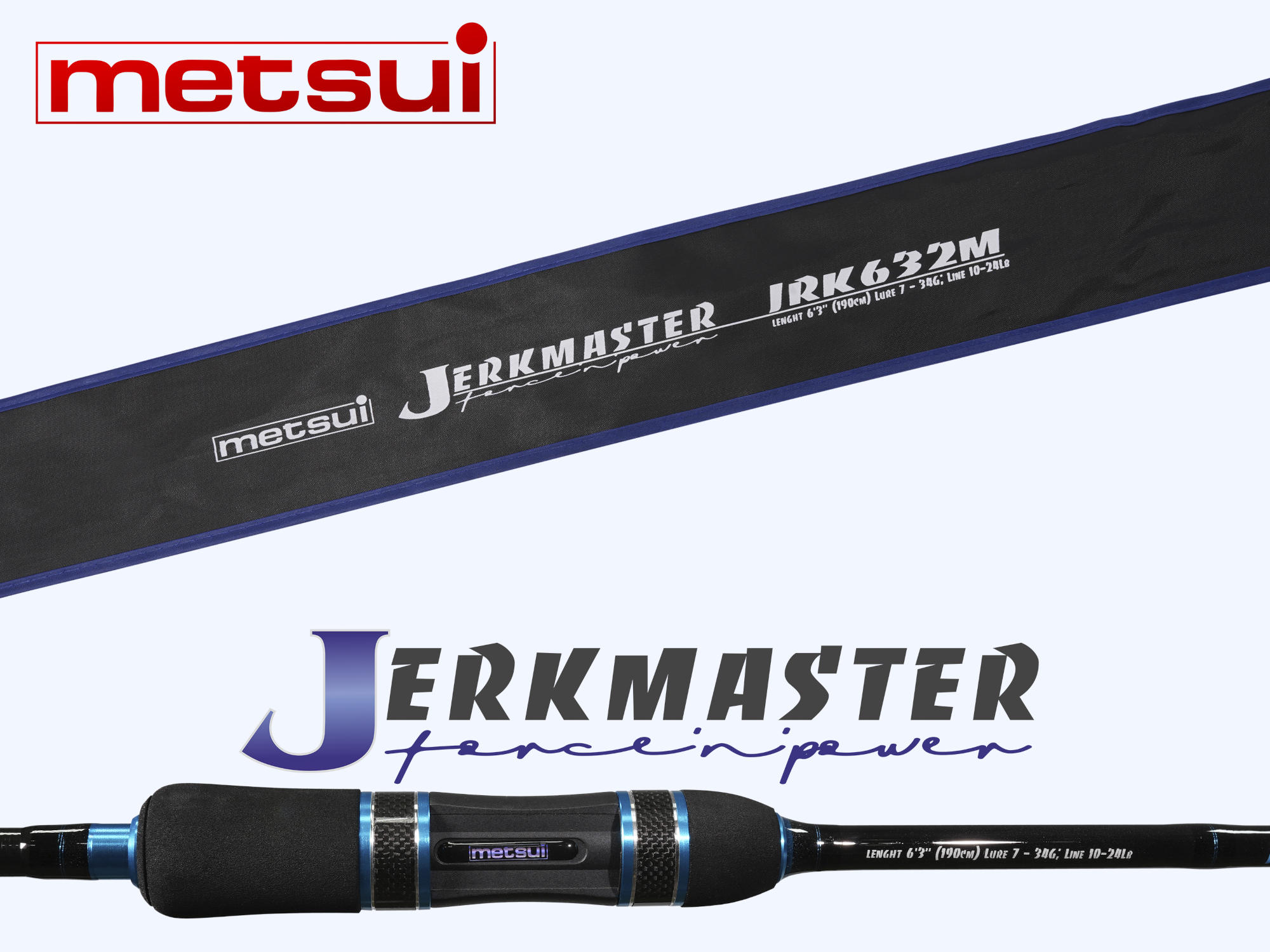 Спиннинг METSUI JERK MASTER 632M 7-34 g