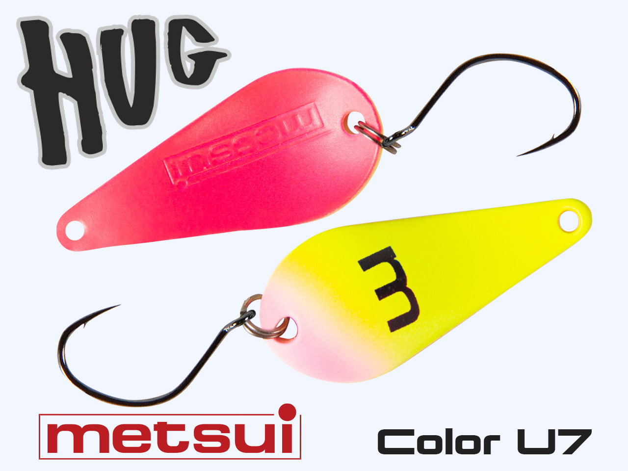 Колеблющаяся блесна METSUI HUG 4.2 g, цвет U7