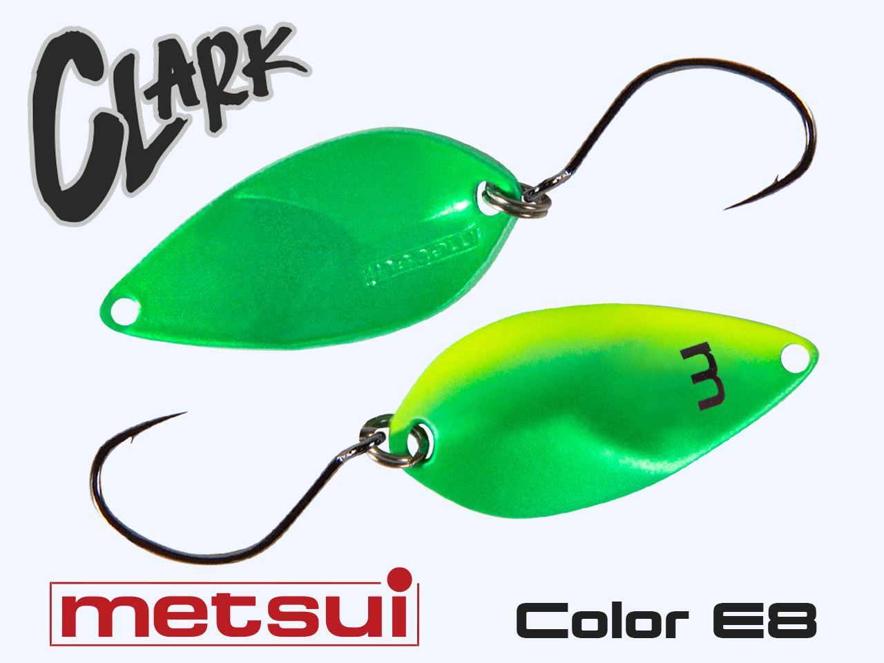 Колеблющаяся блесна METSUI CLARK 2.3 g, цвет E8