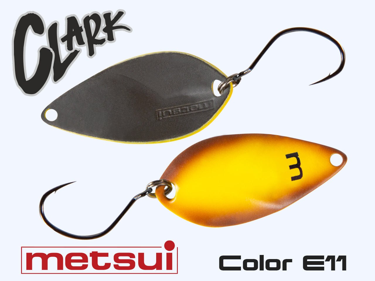 Колеблющаяся блесна METSUI CLARK 3.3 g, цвет E11