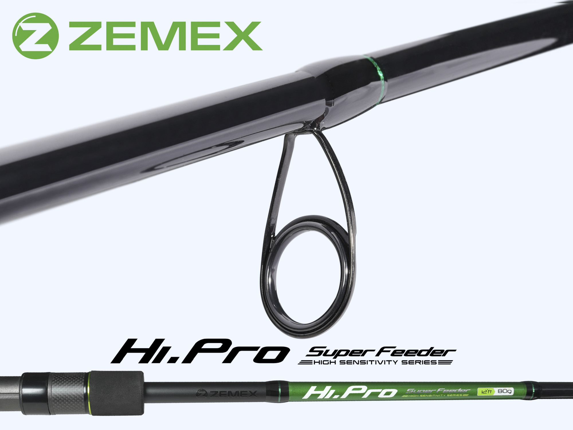 Удилище фидерное ZEMEX HI-PRO Super Feeder 13 ft - 110 g