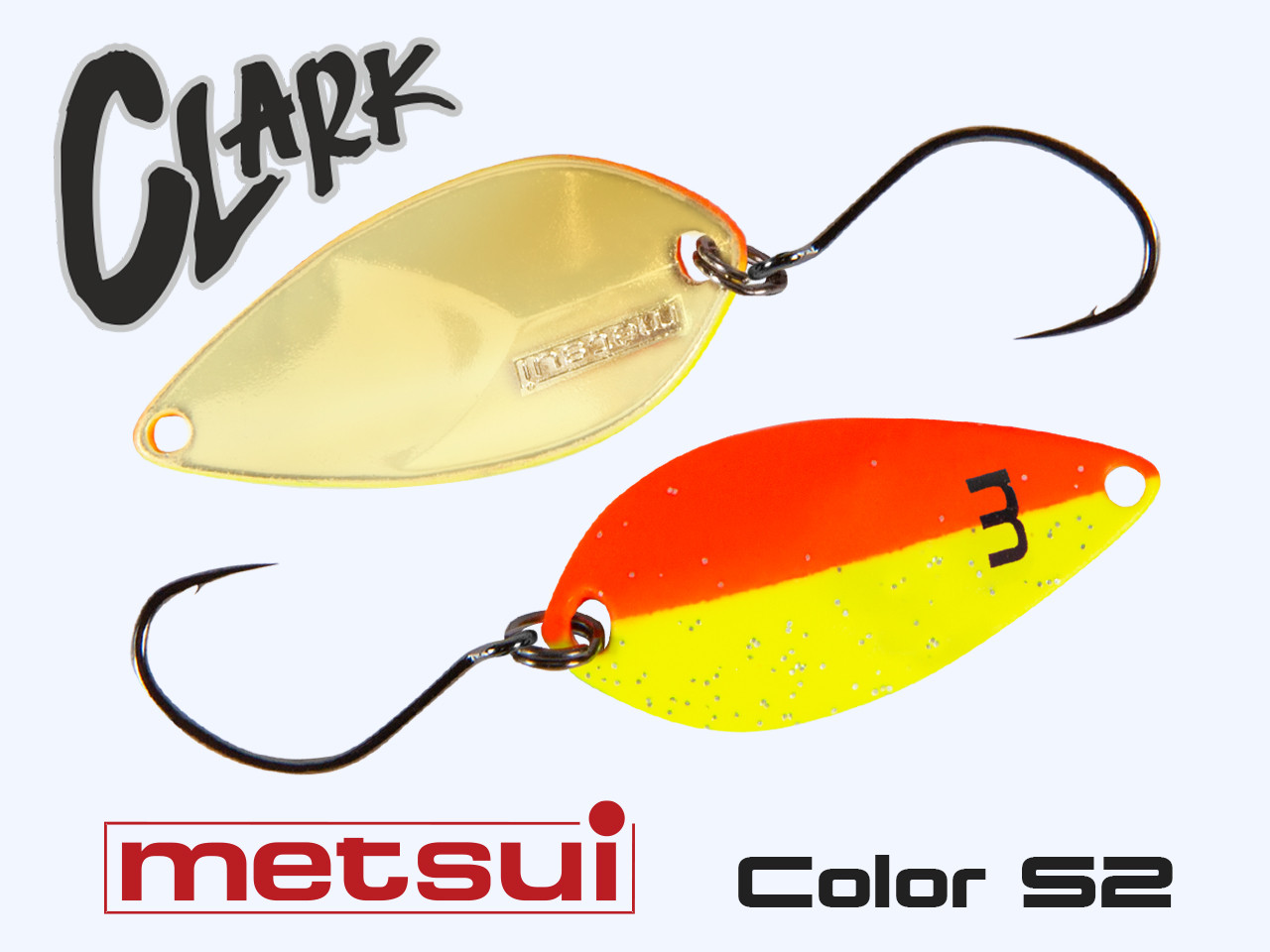 Колеблющаяся блесна METSUI CLARK 2.3 g, цвет S2