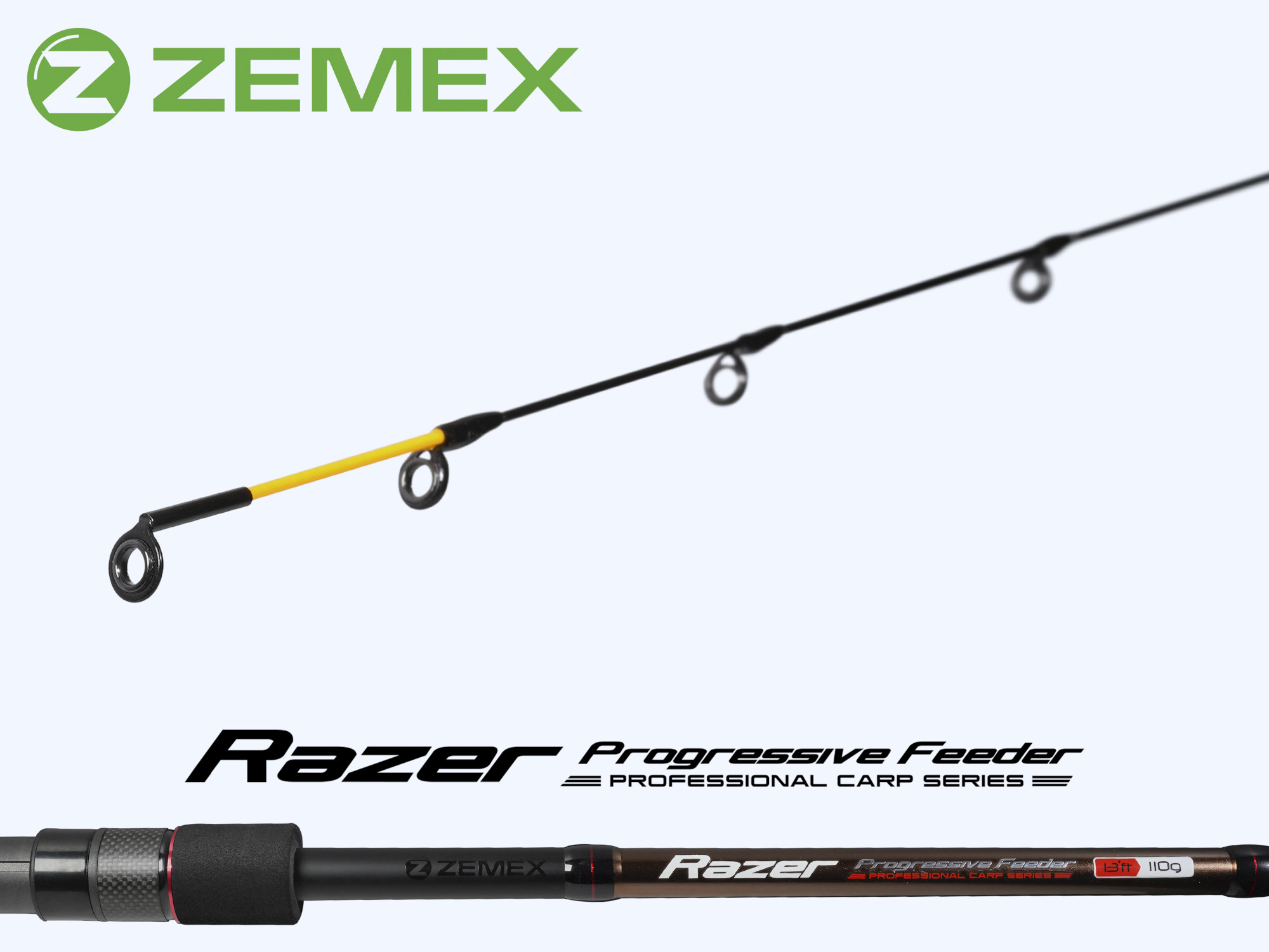Удилище фидерное ZEMEX RAZER Method Feeder 13 ft - 140 g