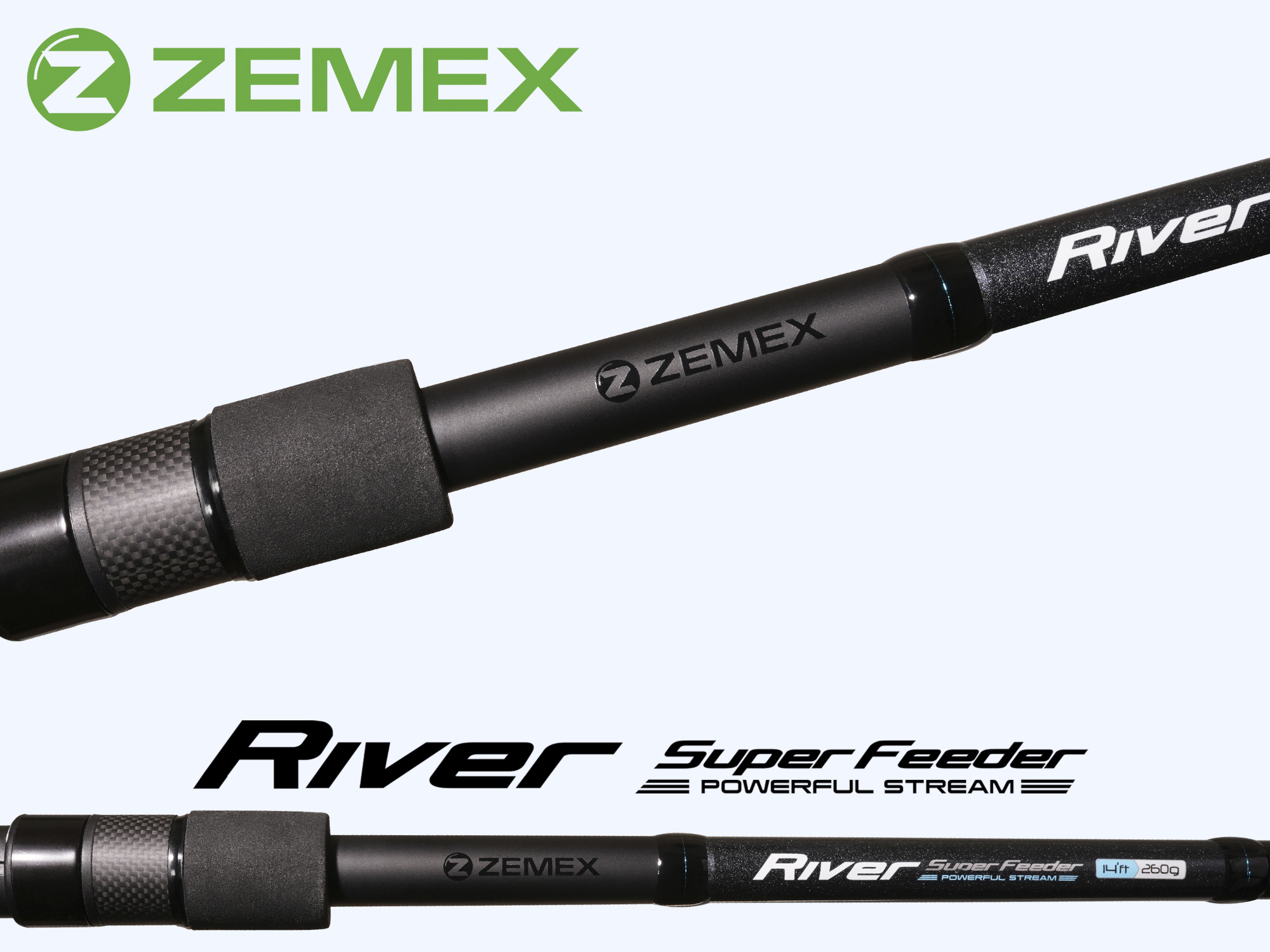 Удилище фидерное ZEMEX RIVER Super Feeder 14 ft - 260 g