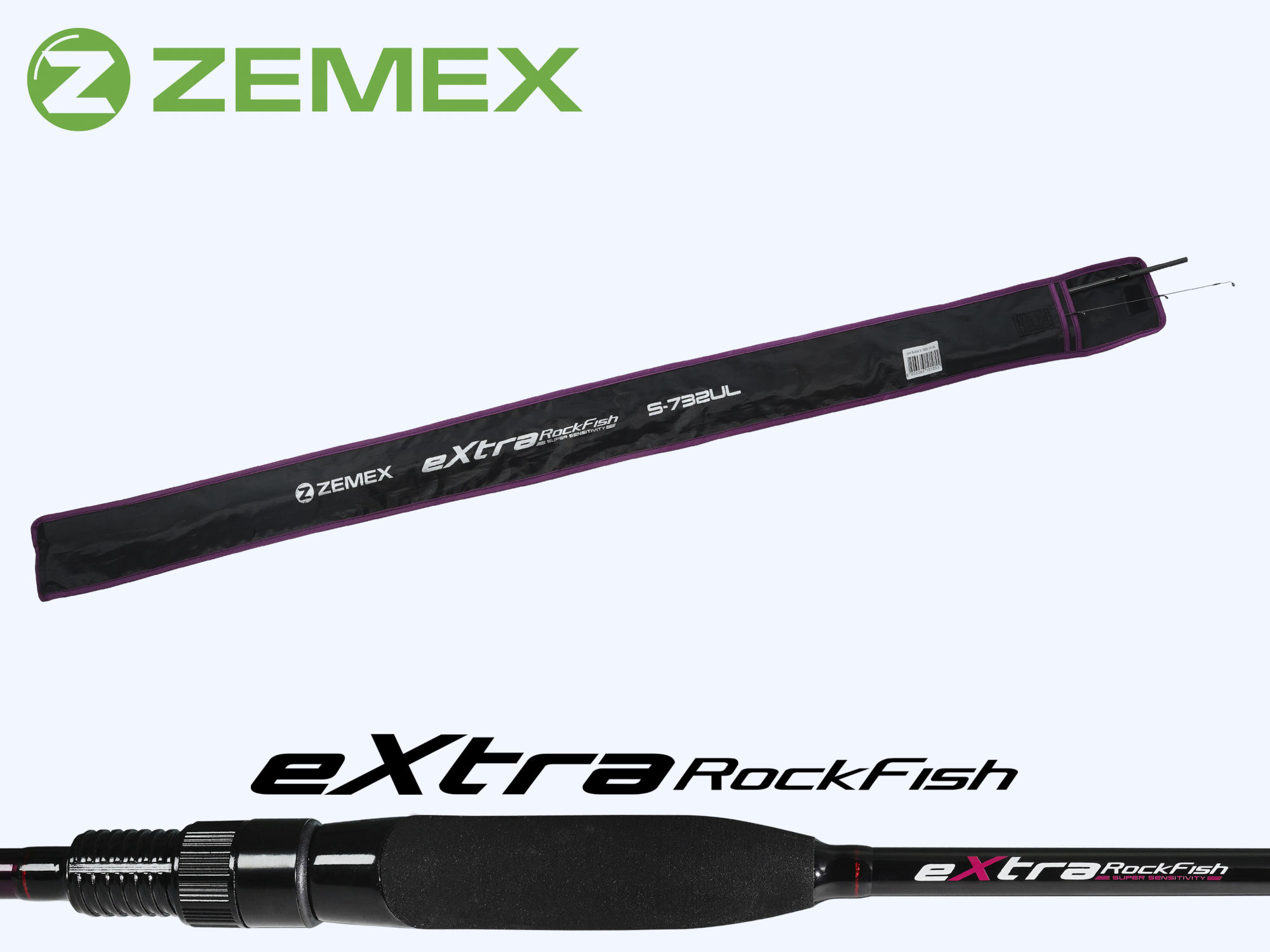 Спиннинг ZEMEX EXTRA S702XUL 0.3-3.5 g