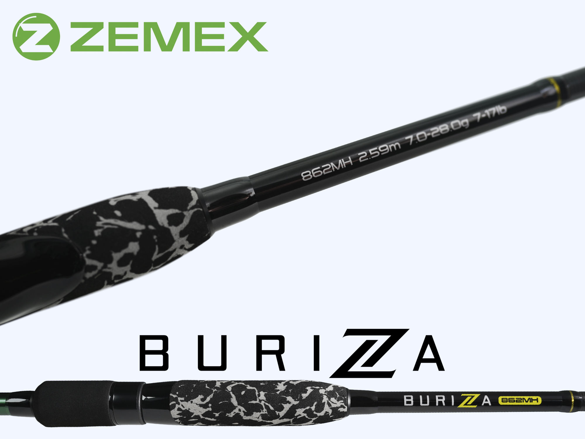 Спиннинг ZEMEX BURIZA 862MH 7-28 g
