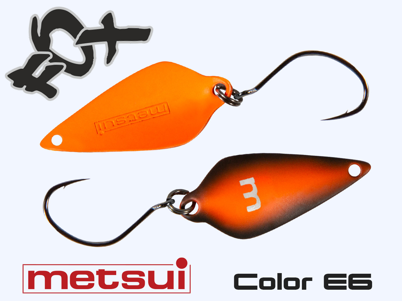 Колеблющаяся блесна METSUI FOX 2.1 g, цвет E6